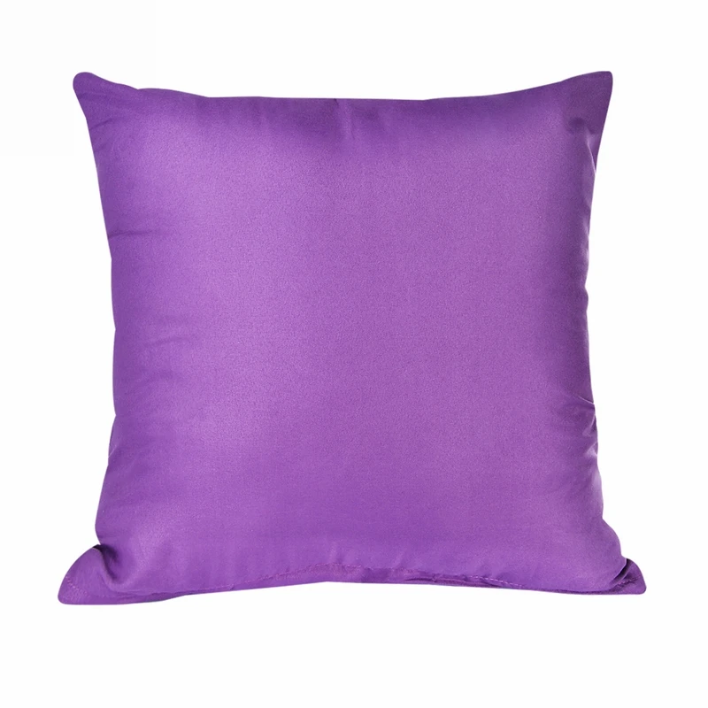purple 1 Urijk, однотонный чехол для подушки, простой, простой, для дома, декоративная наволочка, для дома, гостиной, стула, чехол для подушки 40x40 см - Цвет: purple 1