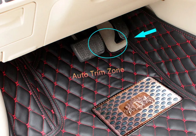 Черные кожаные коврики и ковры для Toyota Prius 2010 2014 XW30|leather floor mats|floor matinterior mats |