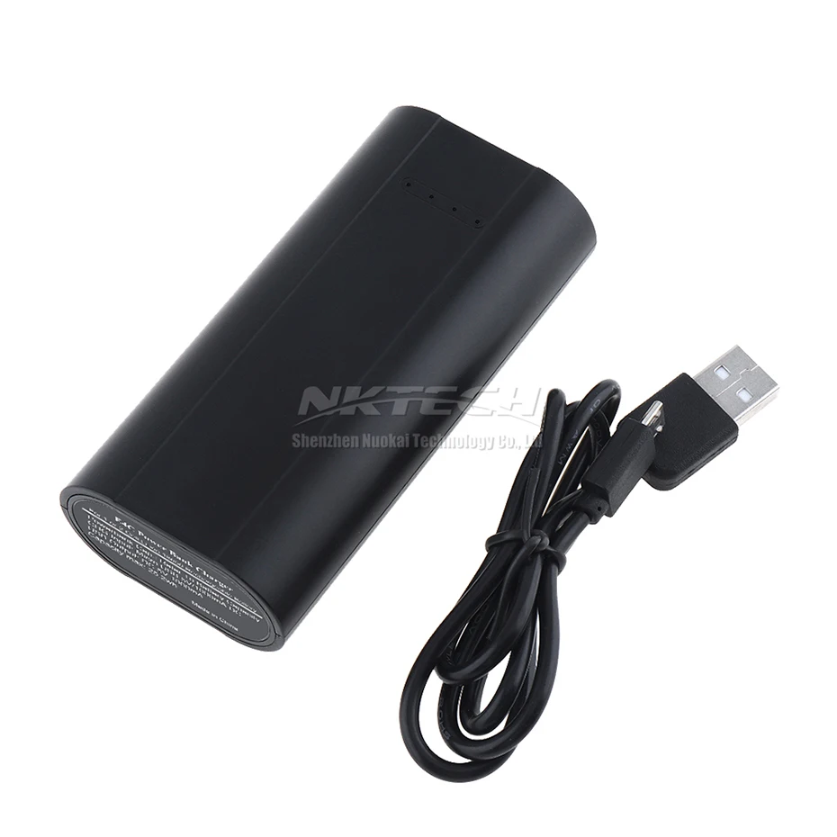 Корпус внешнего аккумулятора NKTECH E4c 18650 батарея USB светодиодный зарядный бокс 1A/2.1A