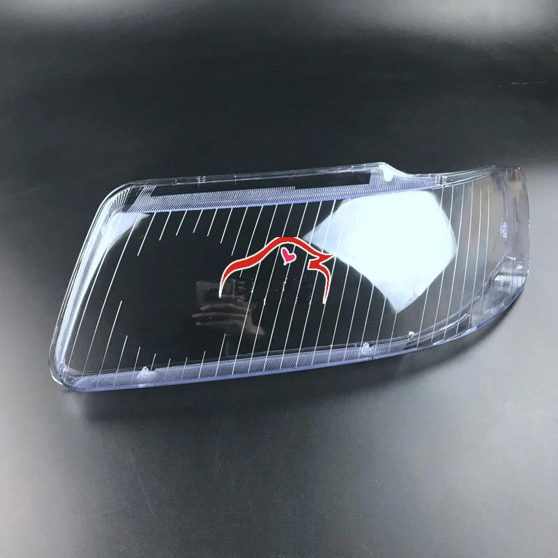 Крышка объектива фары автомобиля подходит для Audi A3 2001-2003(правый/левый опционально