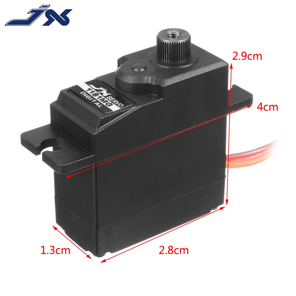 JX PDI 1181MG 4 8 6 0 V 18 г 3 5 кг металлическая Шестерни Core цифровой сервопривод для WPL RC