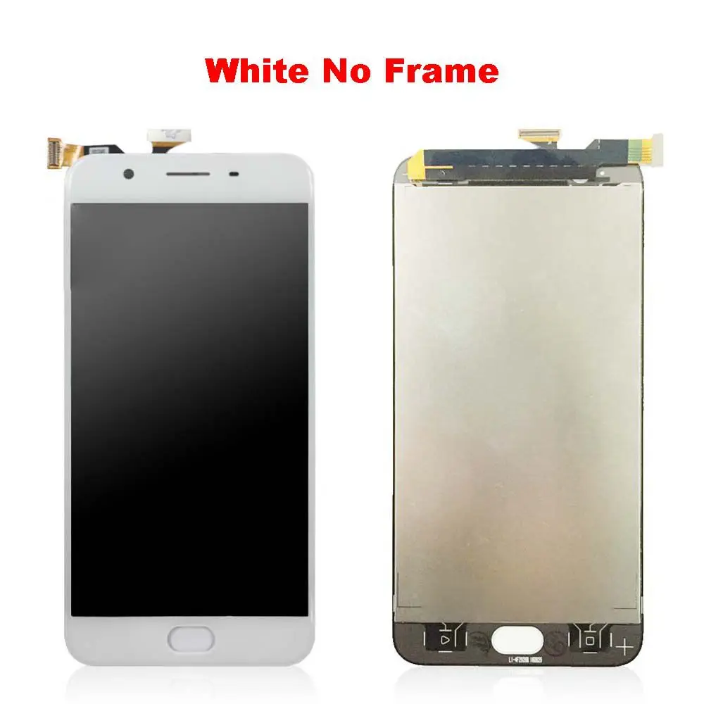 White No Frame FSTGWAY высококачественный защитный чехол для OPPO f1s A59 A1601 ЖК-дисплей Дисплей+ Сенсорный экран с рамкой сборный lcd цифровой преобразователь+ Бесплатные инструменты - Цвет: White No Frame