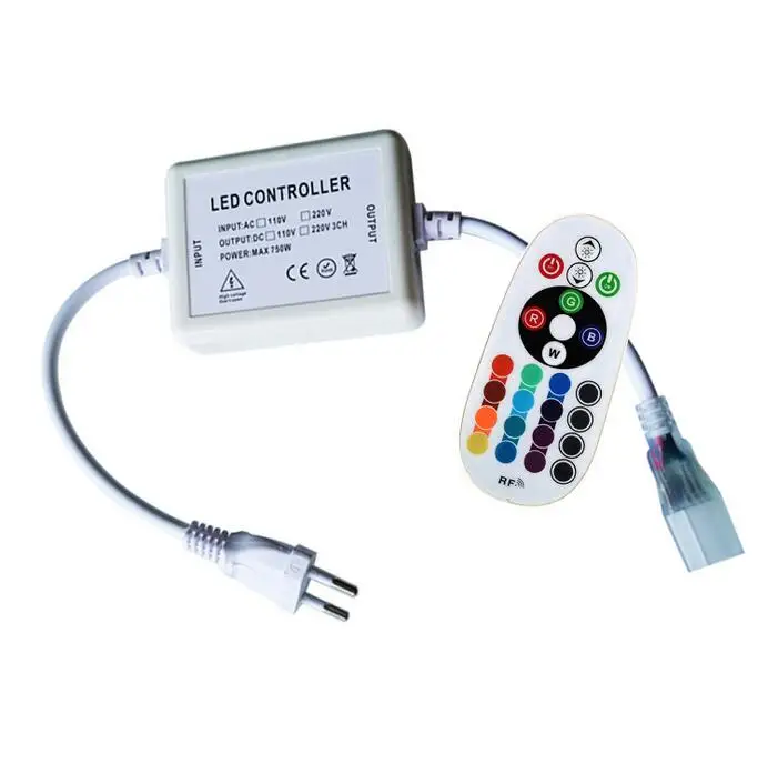 Светодиодная лента с дистанционным управлением AC110V AC220V RGB светодиодный