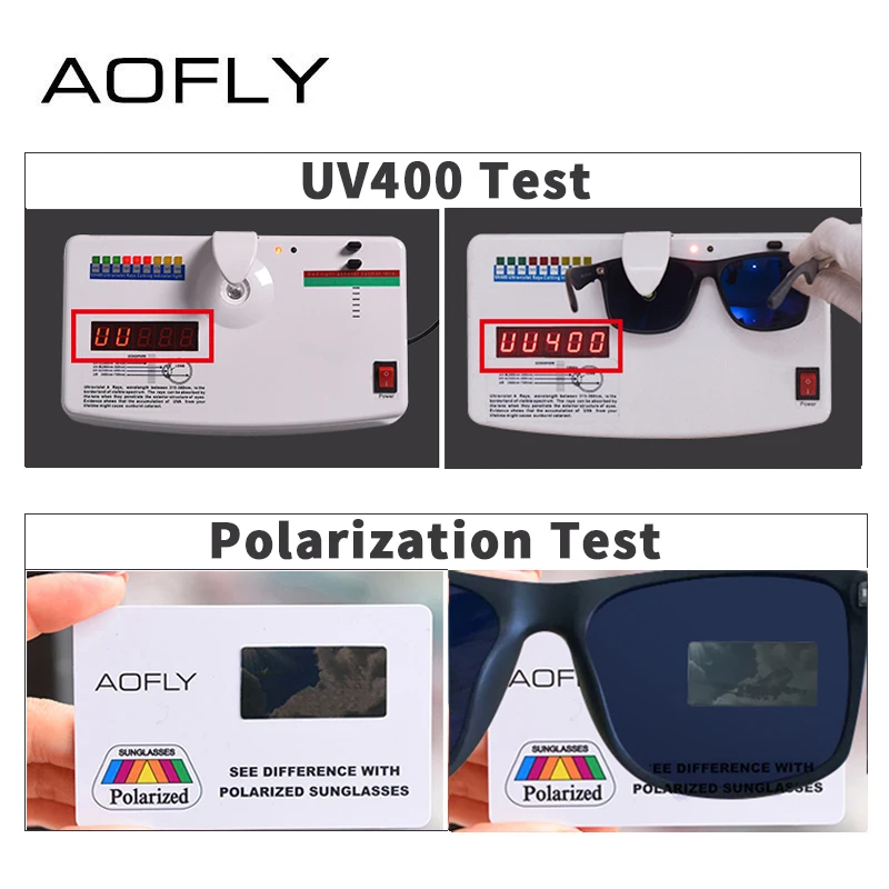Мужские солнцезащитные очки для вождения AOFLY брендовые поляризационные