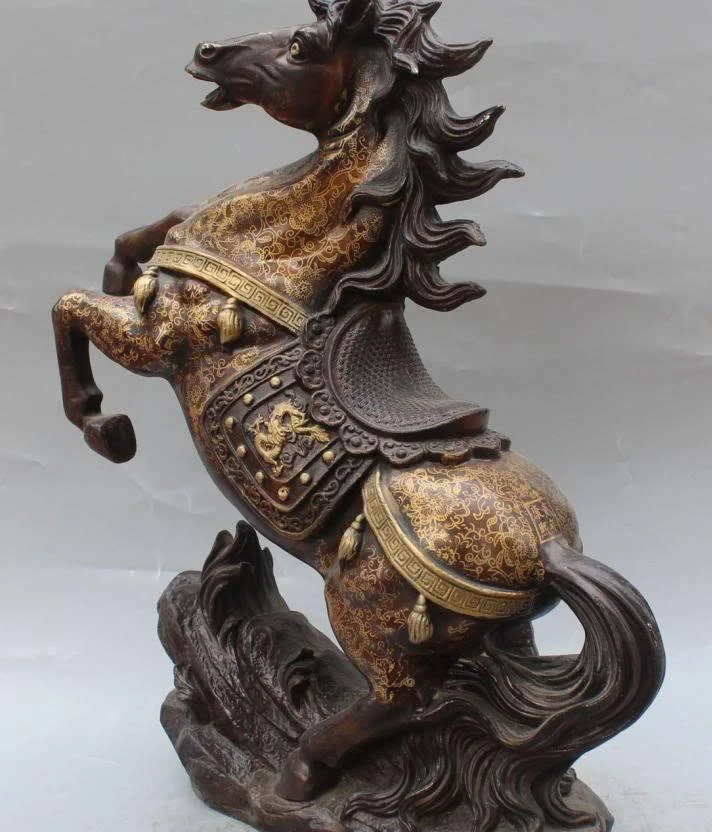 Медь Латунь craft 18 &quotКлеймо Китайский Бронзовый Свинка Фэншуй Животных Зодиак Год