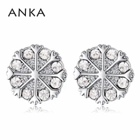 anka accessories snowflake stud earrings rhinestone costume jewelry earring for women trendy jewelry 123670