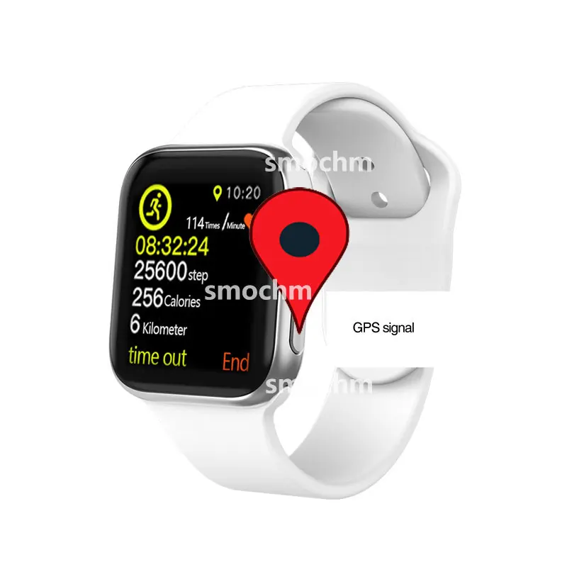 Умные часы SM IWO 10 Bluetooth Беспроводная зарядка GPS для Apple Watch iPhone Android IWO9 IWO8 plus