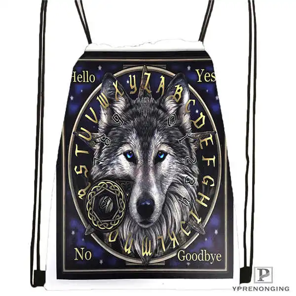 Drawstring Backpack Пользовательские Ouja доска рубашка дизайн походная сумка на шнурке милый рюкзак для детей(черная спина) 31x40 см#180531-04-50 - Цвет: Drawstring Backpack