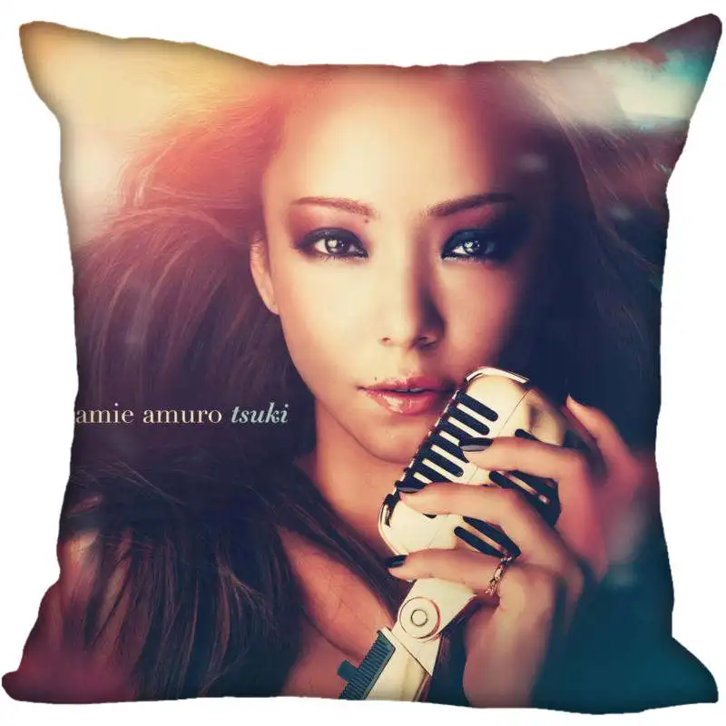 Заказная наволочка Namie Amuro квадратная на заказ Чехол для подушки на молнии 40x40,45x45 см(с одной стороны - Цвет: Pillowcase 5