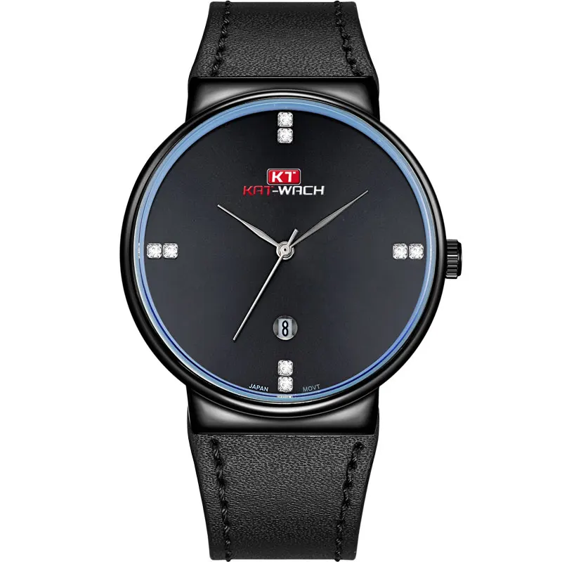black KAT-WACH цифровые часы мужские водонепроницаемые часы мужские спортивные светодиодные наручные часы Horloge 5ATM водонепроницаемые KT8002 - Цвет: black