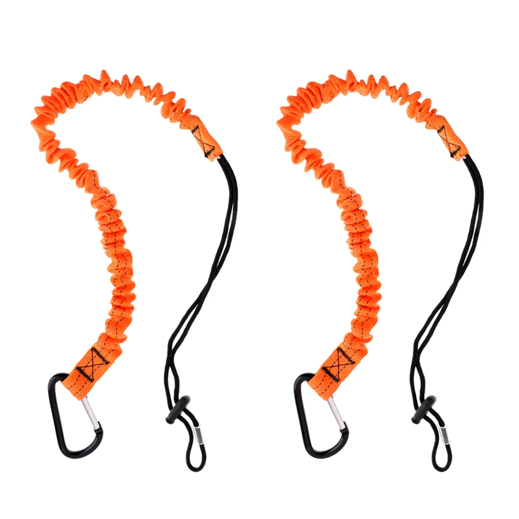 Роскошный 43-дюймовый эластичный поводок для рыбалки Безопасный шнур трос с