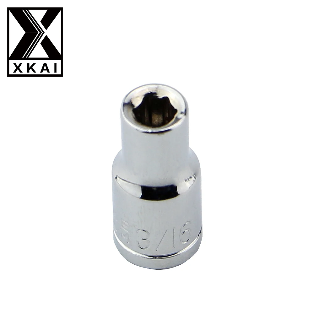 XKAI 1/4 &quot4 5 мм торцевой ключ с метрической головкой Набор торцевых головок болт