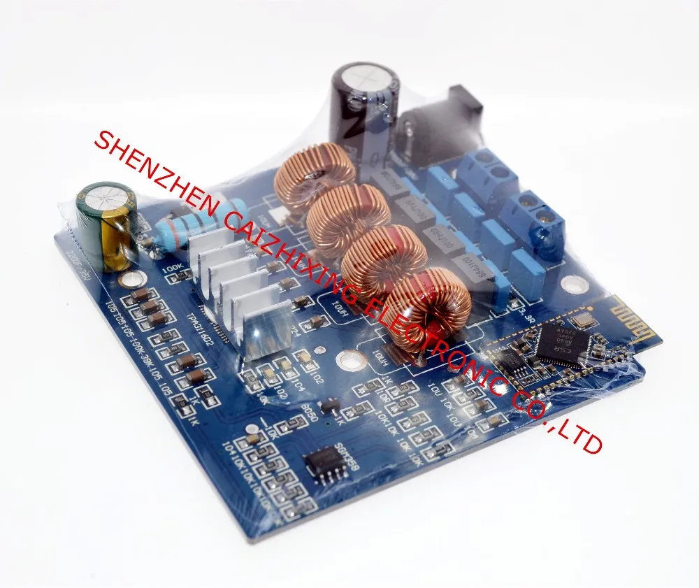 Плата усилителя SUQ 24 В постоянного тока TPA3116 Bluetooth класса D 50 Вт * 2 ампер CSR4.0|amp