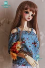 Одежда для кукол BJD 13, аксессуары для кукол BJD, модная рубашка с принтом и Белые Повседневные Шорты