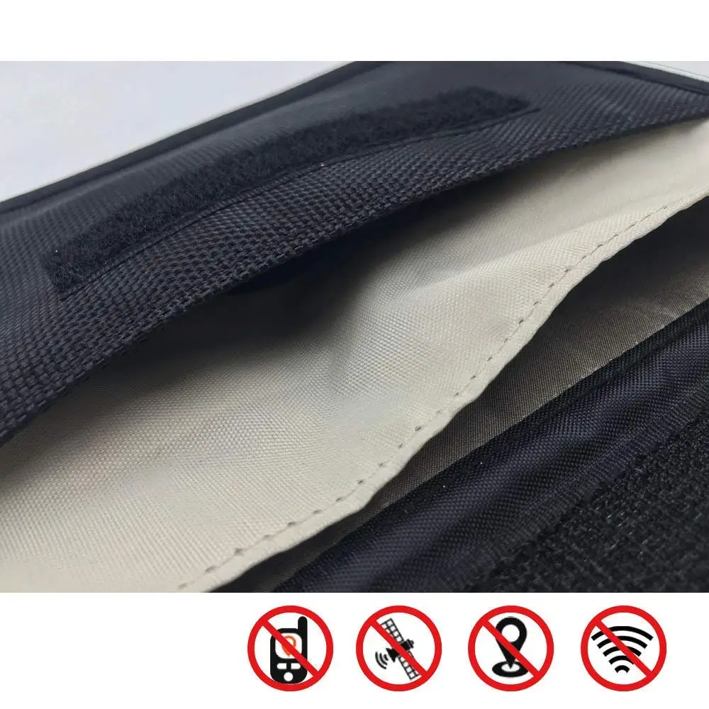RFID сумка Фарадея брелок для сотового телефона кредитные карты, Автомобильный ключ сигнала блокирующий чехол, бумажник для предотвращения wifi/NFC сигнала блокировщик
