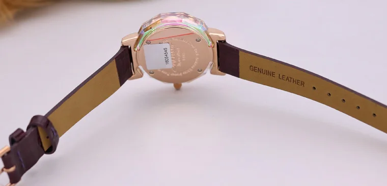 Роскошные женские наручные часы Melissa, элегантный кристалл горного хрусталя, модный браслет, розовое золото, подарок для школьницы 1580
