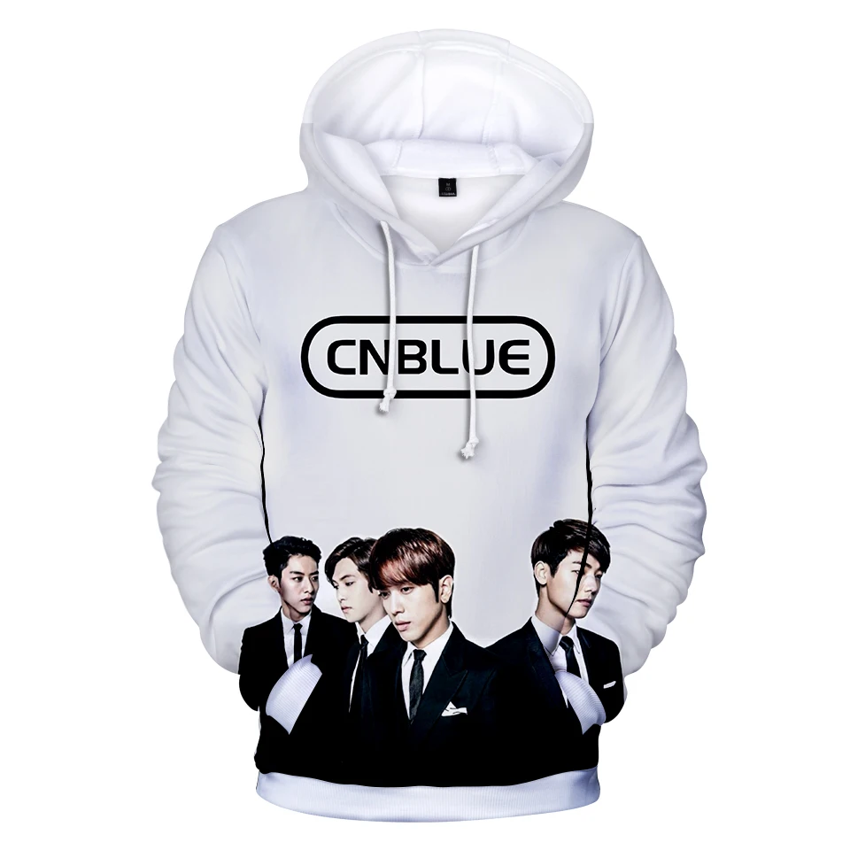 Женская/мужская толстовка с капюшоном CNBlue Корейский Kpop 3D принт 4XL | Женская одежда