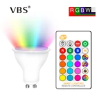 Светодиодные лампы GU10 RGB, 8 Вт, GU10, RGBW, RGBWW, 4 шт.