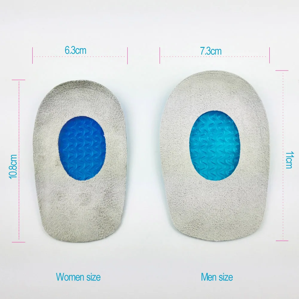 Вкладыши для поддержки пятки DORISLEN гелевые прокладки Защитные подушки 1 пара