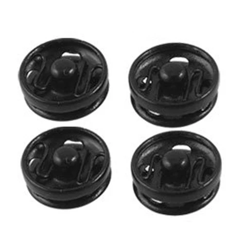 Новый Одежда швейные 8 мм кнопках кнопки крепленийсертификаты черный 50 шт.