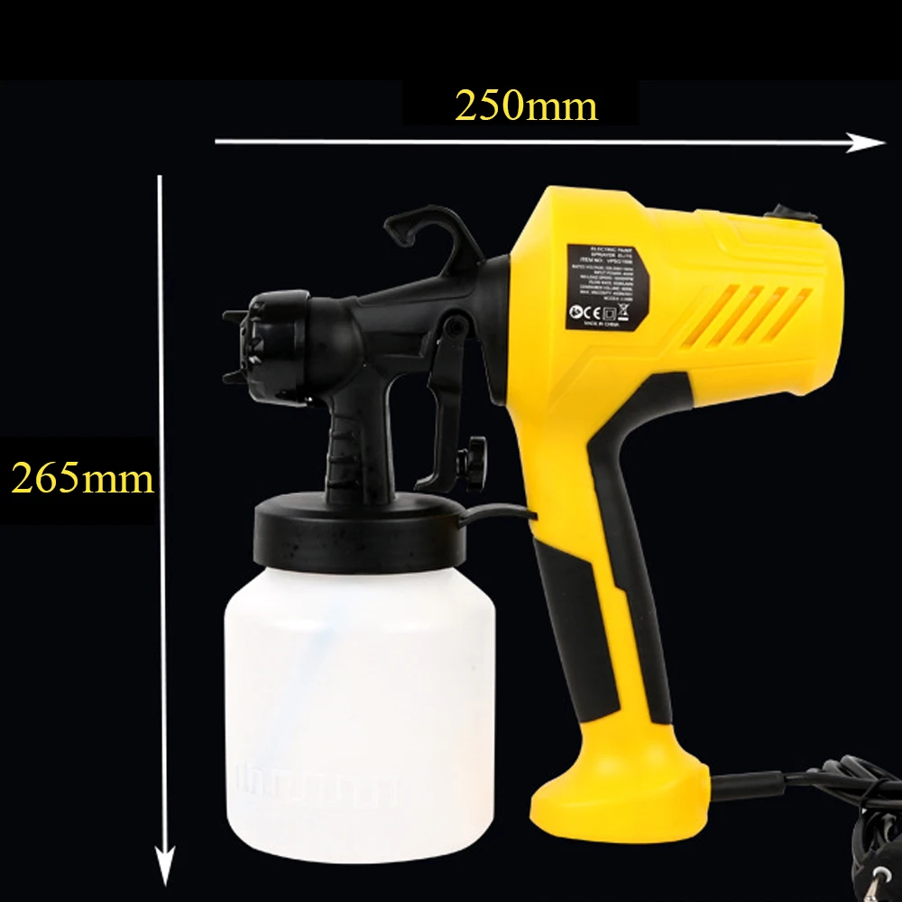 Meterk съемный Электрический распылитель высокого давления краски для покраски