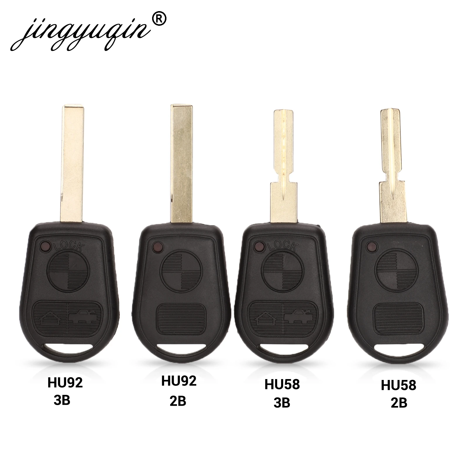 Jingyuqin 2/3 кнопка дистанционного ключа корпус подходит для BMW E31 E32 E34 E36 E38 E39 E46 Z3 Z4