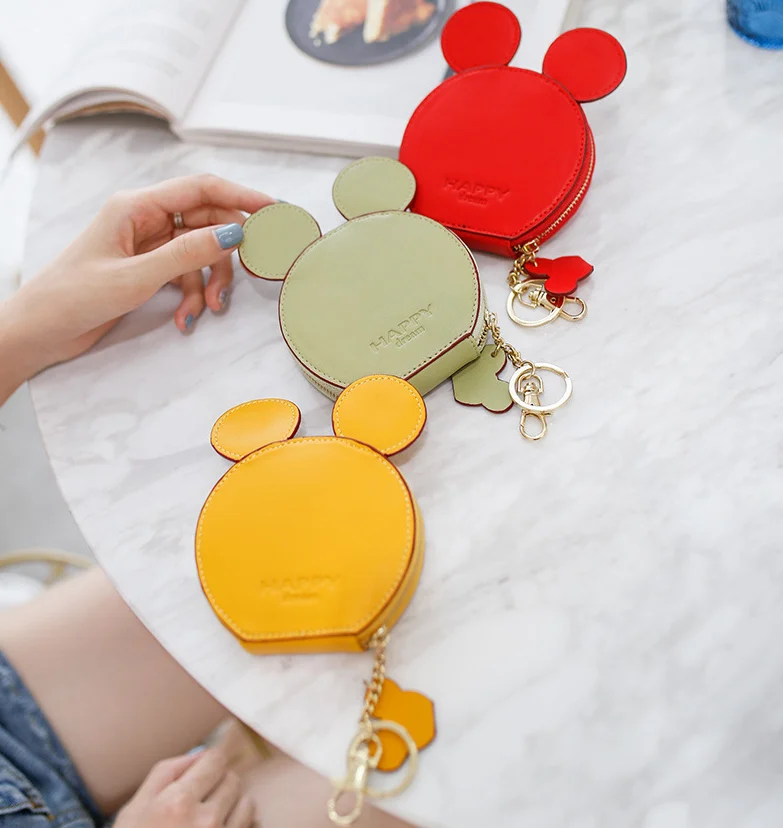 Новые модные дизайнерские кошельки с Микки Маусом женские маленькие милые