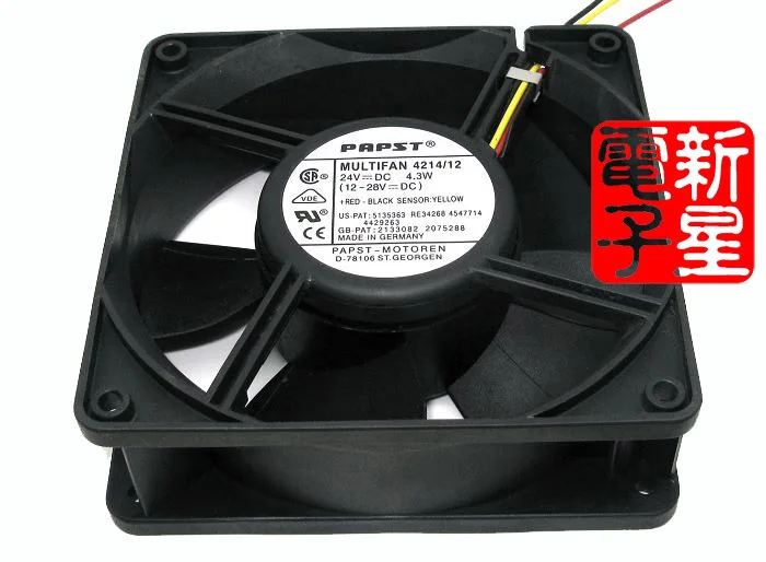 Free Delivery.Original 24V 4214/12 dual 4.3W inverter fan 3 wire | Компьютеры и офис