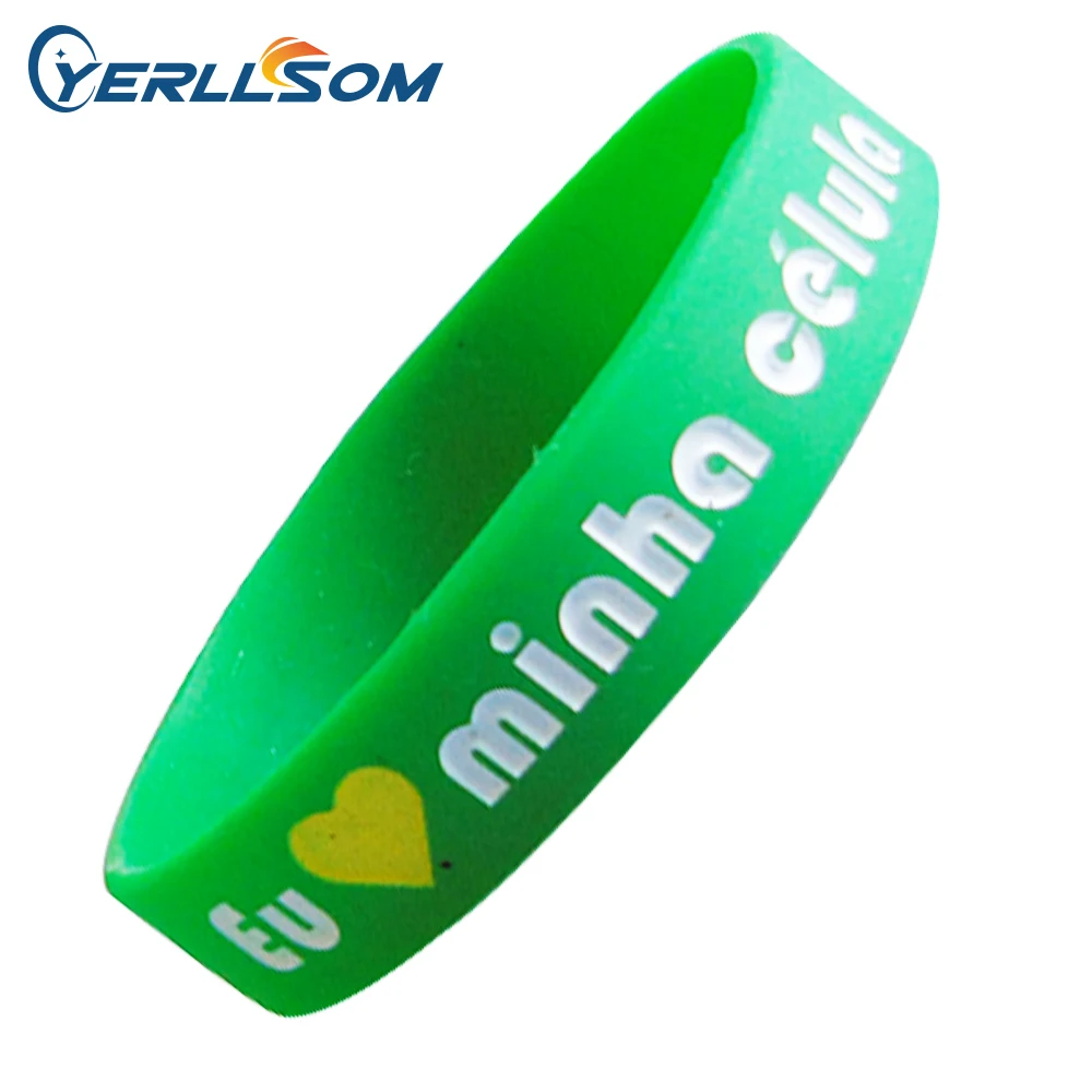 

800pcs/Lot High Quality Custom Personalized Rubber Bands for promotional gifts Y060309