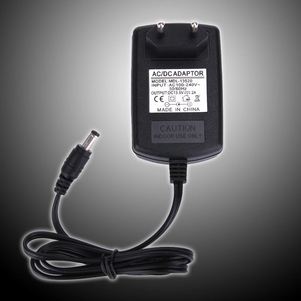 DC 13,5 V 2A адаптер переменного тока 100~ 240V 50/60 Гц переменного тока в постоянный преобразователь Питание адаптер 5,5*2,5 мм