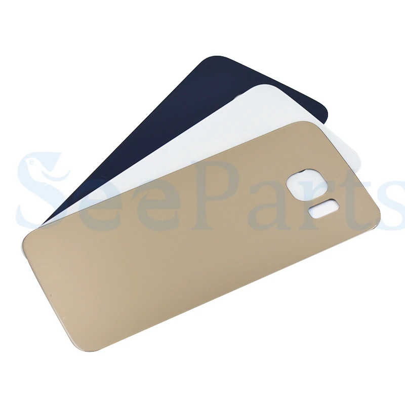Стеклянная крышка для SAMSUNG Galaxy S6 Edge Plus 5 7 дюйма задняя батарейного отсека корпус