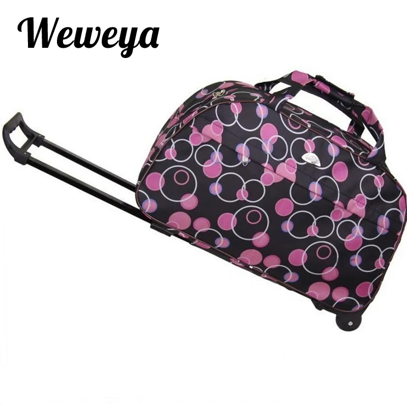 Сумка на колесиках Weweya Женская дорожная сумка Вместительная унисекс|women travel