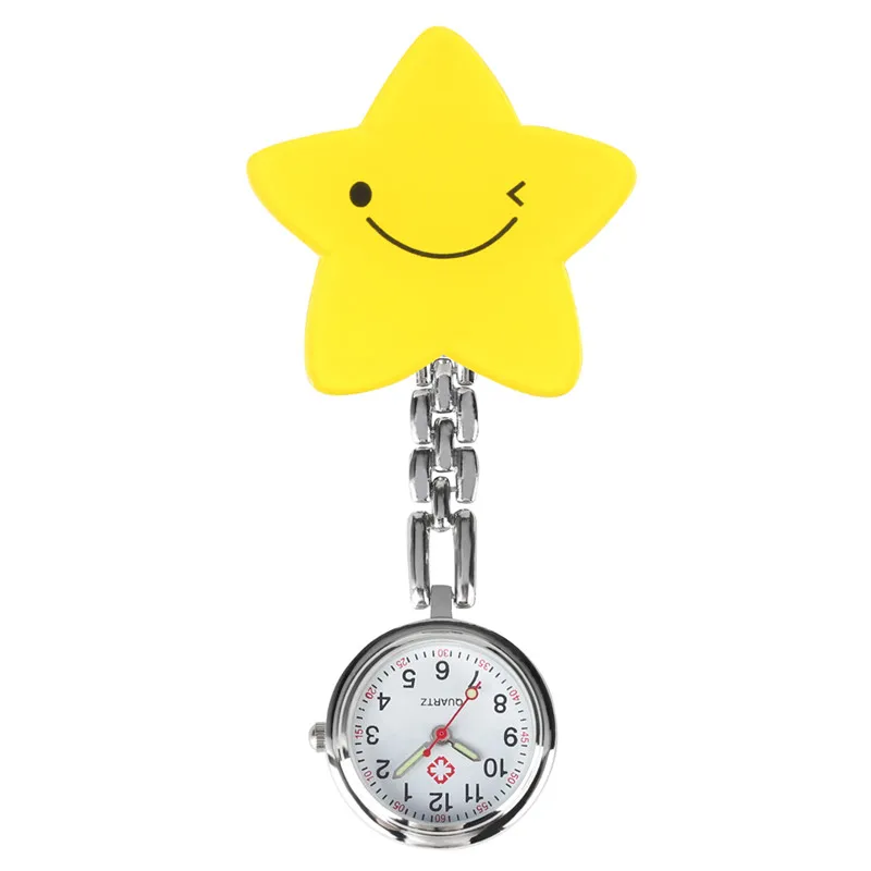 Reloj Mujer, Мультяшные леопардовые украшения "кошки", часы медсестры для женщин, кварцевые карманные часы, ретро светящиеся функциональные Подвесные часы