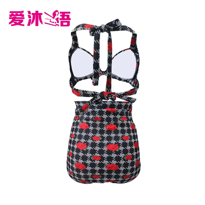 

Sexy Print High Waist Swimsuit Bikini Set Push Up Bikinis Women Swimwear Swimming Suit Push-up Triangle Bather Suit Biquini