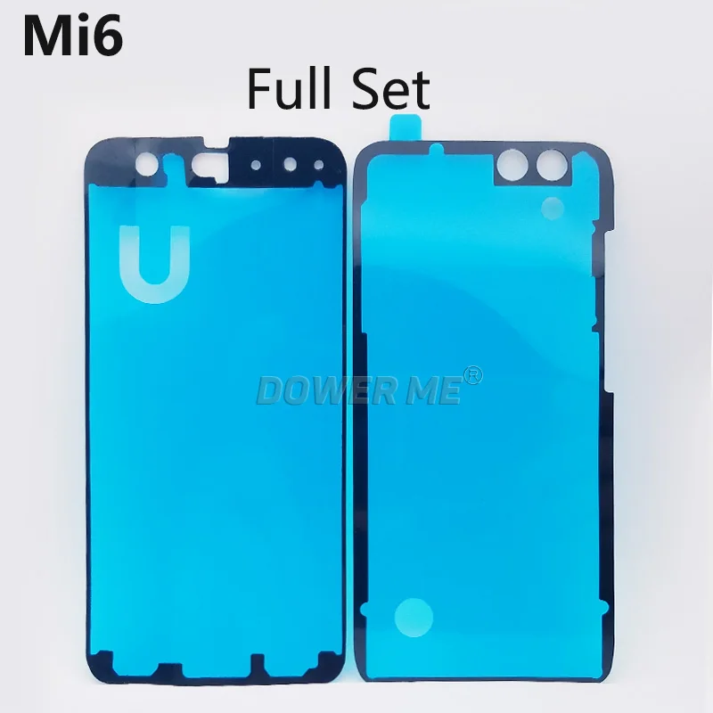 Dower Me для Xiaomi 6 Mi6 ЖК экран наклейка передняя средняя рамка задняя крышка клей