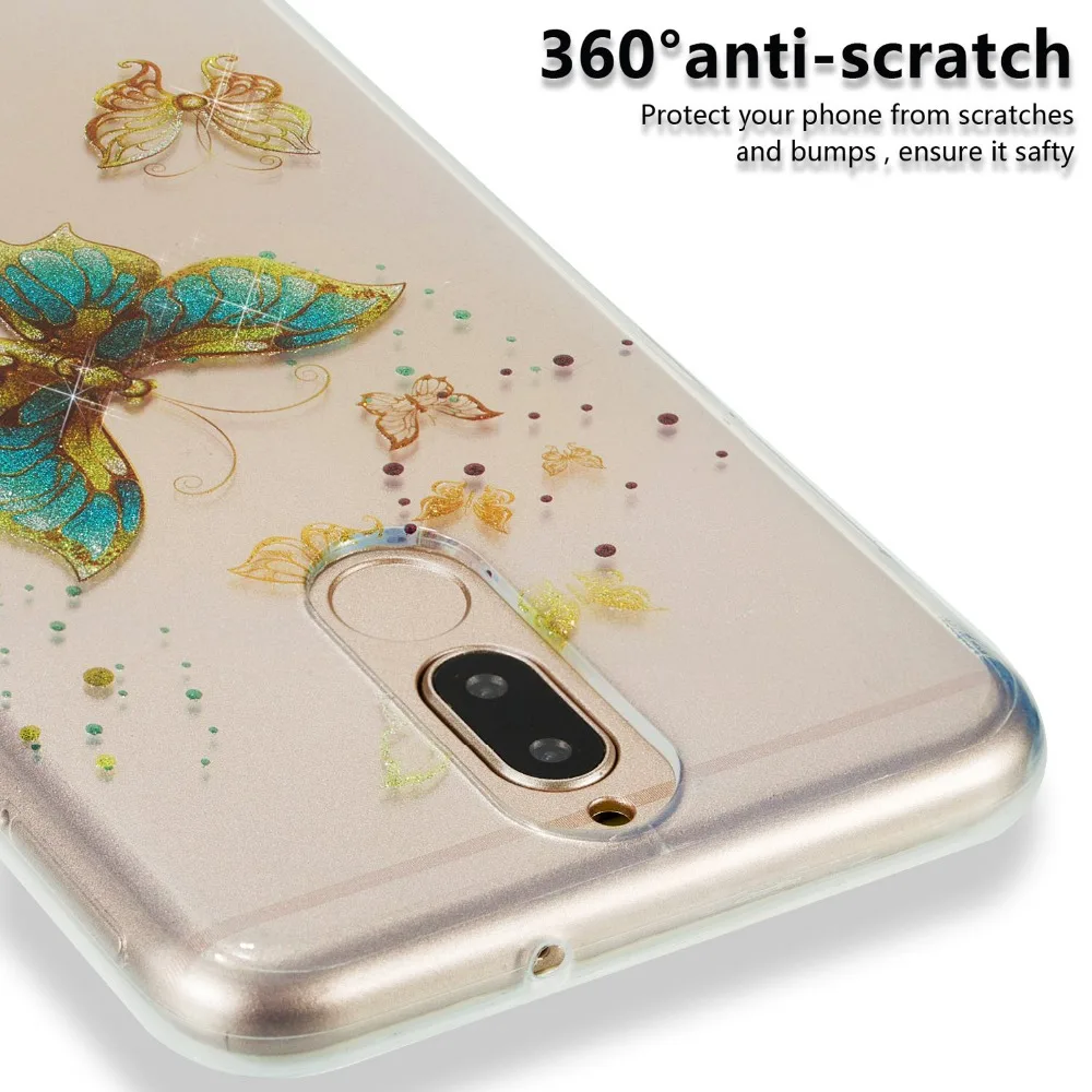 Модный Блестящий чехол для телефона Huawei Mate10lite/mate10 pro/p9lite mini Dynamic Quicksand мягкая