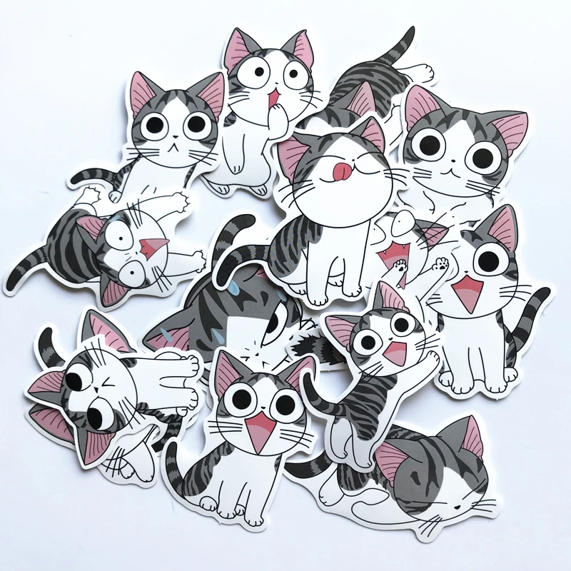 

14Pcs/Lot Chi's Sweet waterproof Home Stickers For Decal Snowboard Laptop Luggage Car Fridge Car- Styling Sticker Pegatina