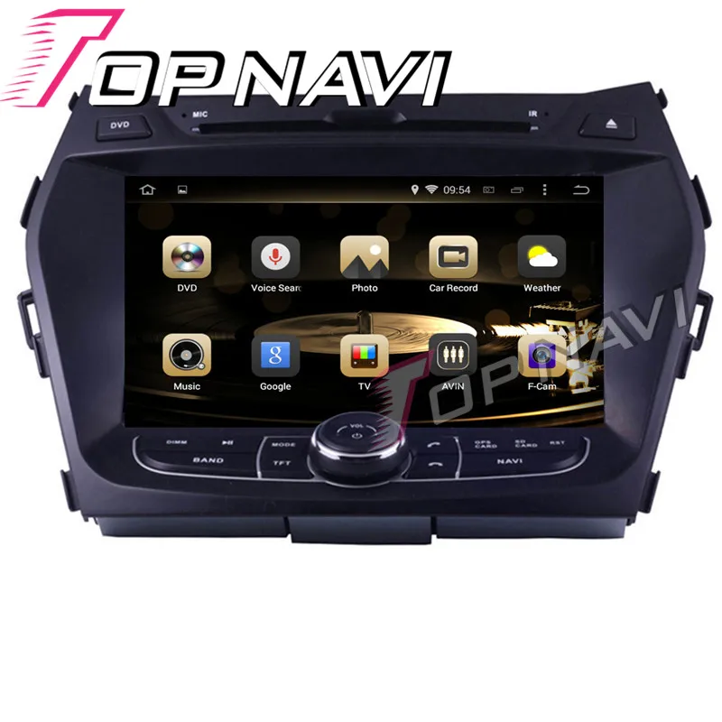 TOPNAVI 8'' Octa Core Android 8.0 Car GPS Navigation for Hyundai ix45 2013- Autoradio Multimedia Audio DVD Player 2 Din Stereo |