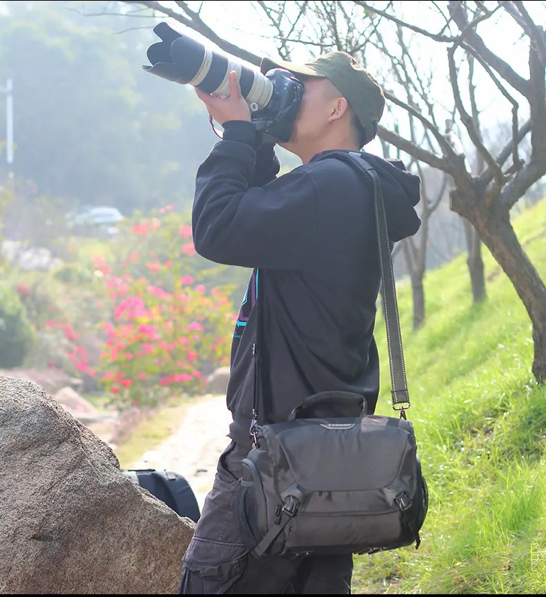 Jealiot большая емкость Фото Сумка для сумки для камеры плечо dslr цифровой водонепроницаемый ударопрочный видеообъектив чехол для Canon 5d