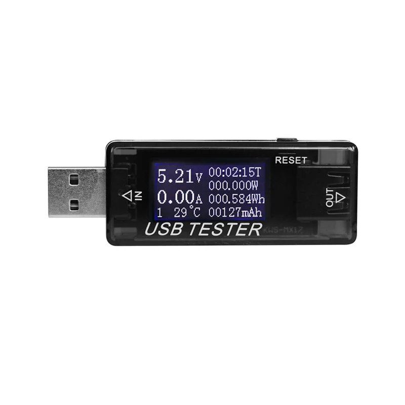 8 в 1 USB Тестер Цифровой вольтметр напряжение тока Амперметр детектор Банк питания