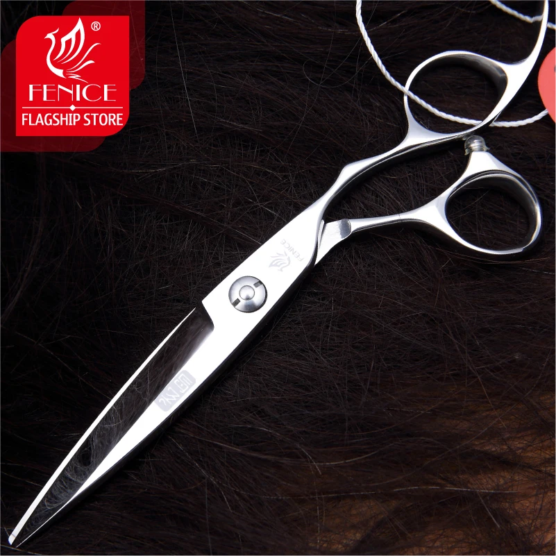 Fenice Professional Japan 440c 6.0 inch high quality hair cutting lancet hairdresser's scissors barber salon tools | Красота и