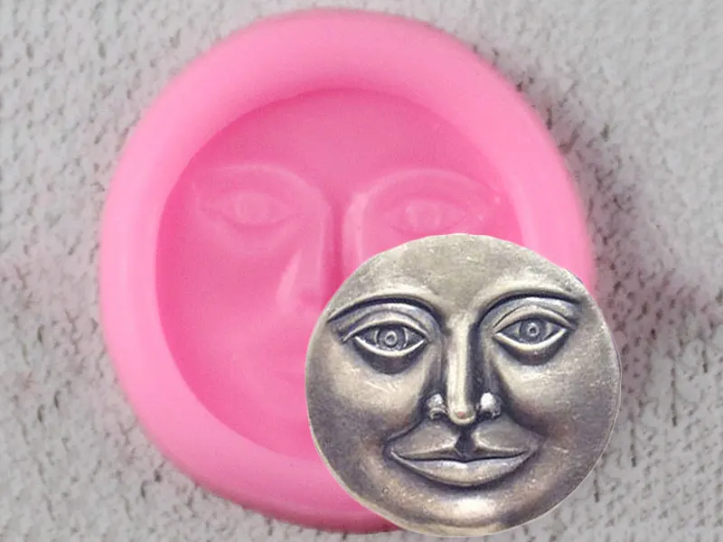 3D Moon Face инструменты для приготовления пищи Силиконовые Формы Торт Шоколадные конфеты для приготовления желе и выпечки Плесень инструменты для украшения тортов из мастики