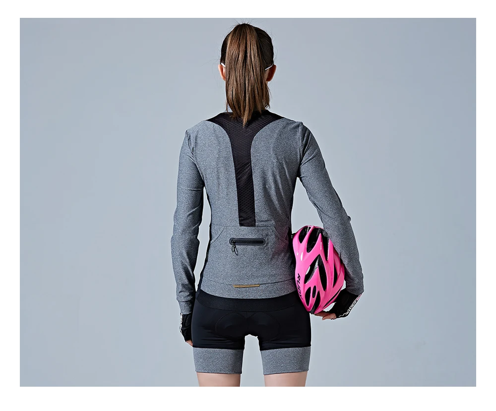 Santic, женские майки для велоспорта, с длинным рукавом, Pro Fit, SANTIC, N-FEEL, городской досуг, дорожный велосипед, для езды на велосипеде, рубашки, одежда для велоспорта, L7C01078