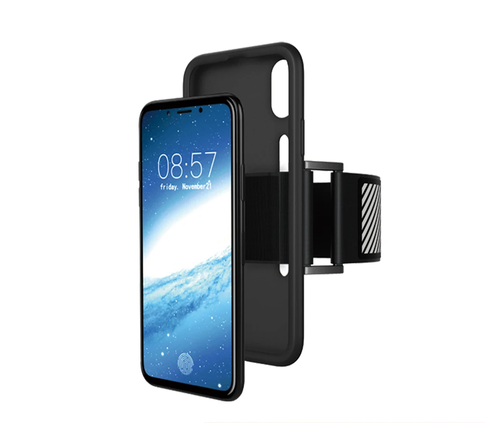 Спортивный Браслет для iPhone X Силиконовый чехол для телефона плечевой ремень противоударный Анти-осенний анти-пот нарукавник для бега велоспорта альпинизма