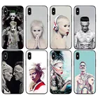 Черный чехол из ТПУ для iphone 5 5s SE 2020 6 6s 7 8 plus x 10, чехол для iphone XR XS 11 pro MAX, чехол с принтом