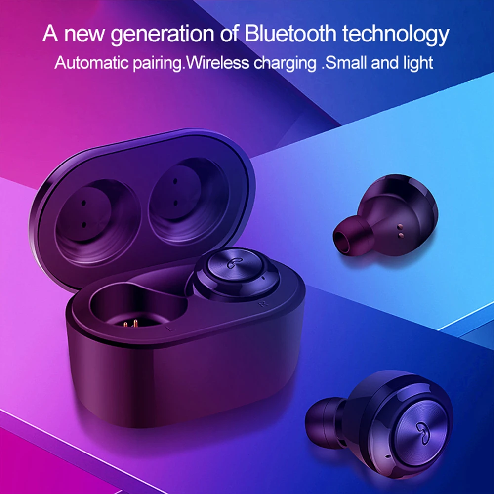 Наушники вкладыши TWS с 5 0 Bluetooth наушники 4D стерео Беспроводной Водонепроницаемый