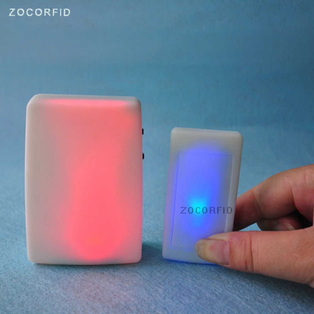 Передатчик дверного звонка с 3 режимами работы 7 цветов подсветки музыка для дома