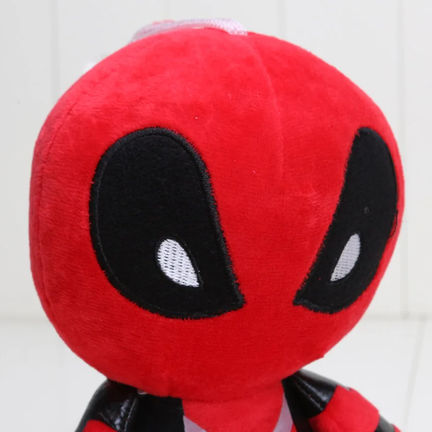 18 см милые Marvel мстители дэдпул плюшевые игрушки мягкие куклы кулон брелки детский подарок