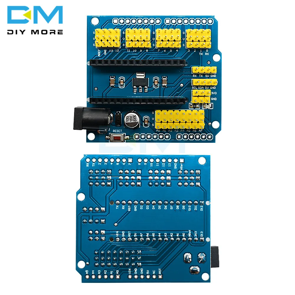 NANO I/O IO датчик расширения щит модуль для Arduino UNO R3 I2C ШИМ интерфейс 3 В Nano V3.0 0
