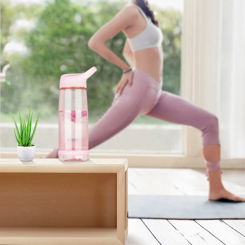 550ml 850ml Water Plastic Bottle Gourde En Plastic Sport Shaker Bottle Protein Shaker Drink Bottle Plastic With Straw Travel
